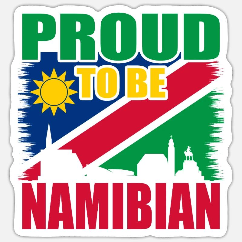 Namibia Sticker Größe S (10 x 10 cm)