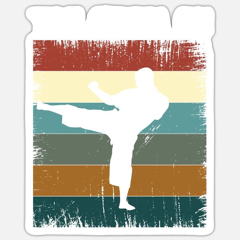 Tae Kwon Do - Sticker size S (10 x 10 cm) - white matte