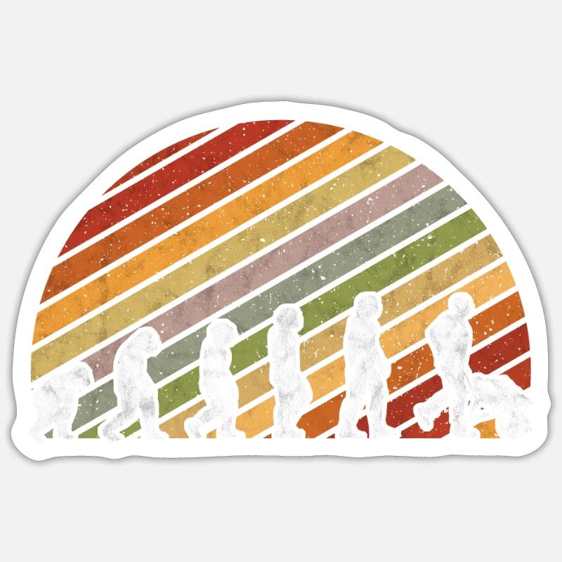 Galabauer Evolution Galabau Landschaftsbauer Sticker Größe S (10 x 10 cm)