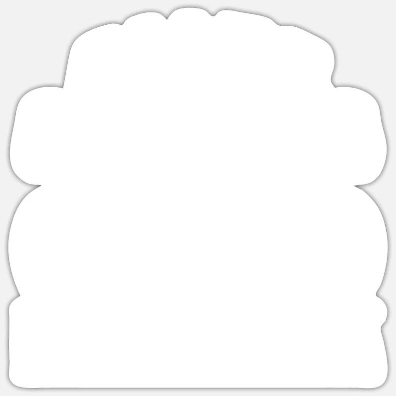 Alles wird gut Gerd ist jetzt da - Sticker Größe S (10 x 10 cm) - Mattweiß