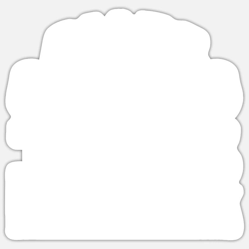 Alles wird gut Joris ist jetzt da - Sticker Größe S (10 x 10 cm) - Mattweiß