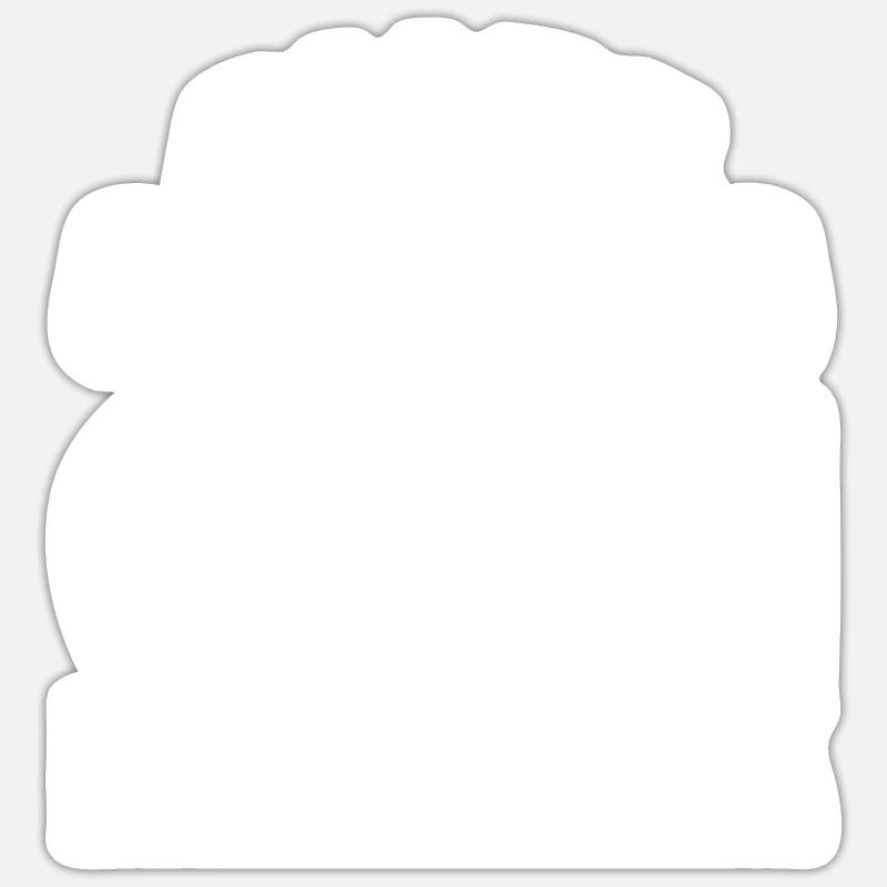 Alles wird gut Olli ist jetzt da - Sticker Größe S (10 x 10 cm) - Mattweiß