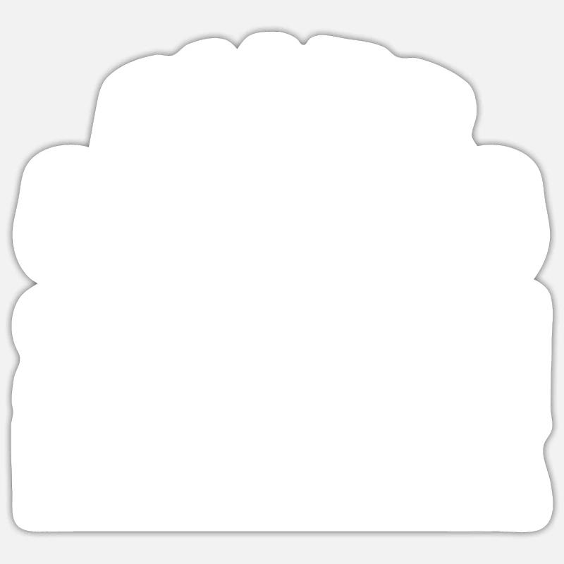 Alles wird gut Stefan ist jetzt da - Sticker Größe S (10 x 10 cm) - Mattweiß
