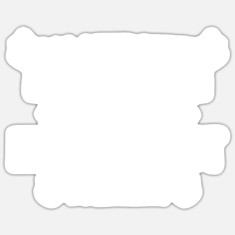 Motorboot Bootsfahrer Bootsfahrten Geschenk - Sticker Größe S (10 x 10 cm) - Mattweiß