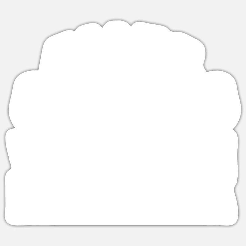 Alles wird gut Valentin ist jetzt da - Sticker Größe S (10 x 10 cm) - Mattweiß