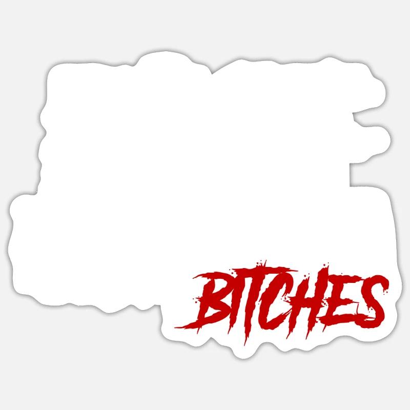 Trucker gift funny - Sticker size S (10 x 10 cm) - white matte