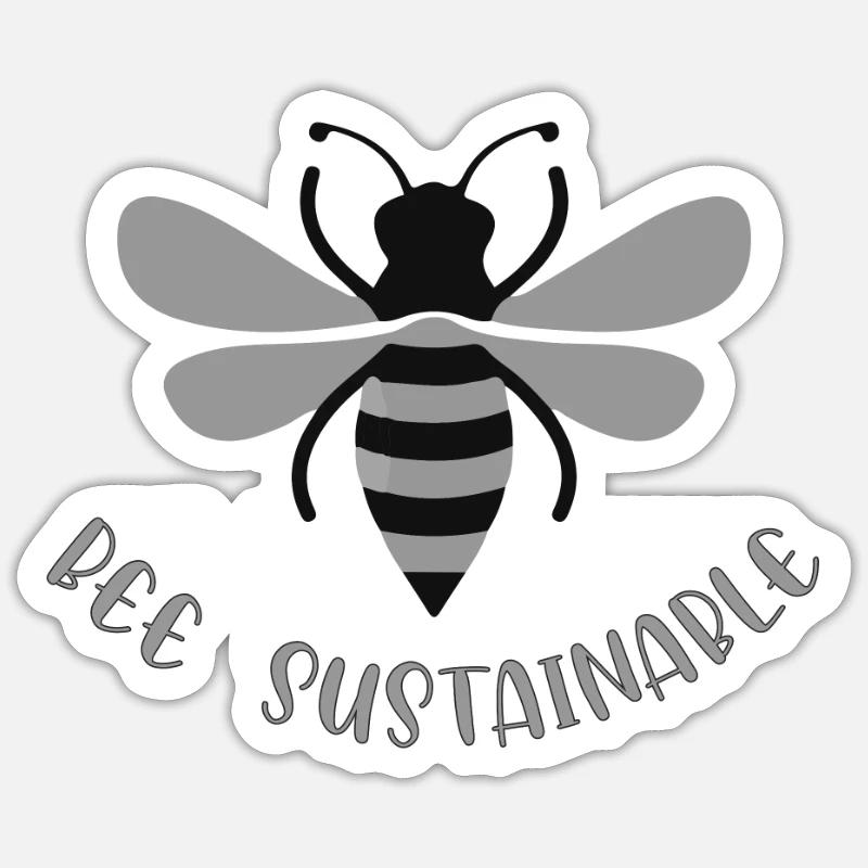 Durabilité - Sticker taille S (10 x 10 cm) - blanc mat