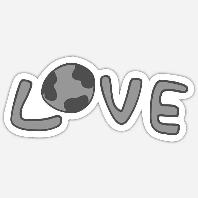 Durabilité - Sticker taille S (10 x 10 cm) - blanc mat