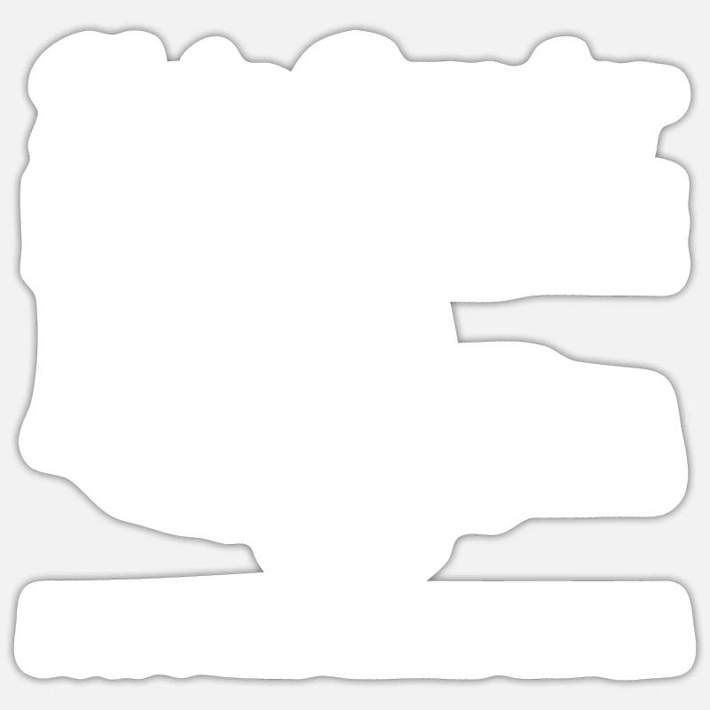 Bruder und ich das perfekte Team - Sticker Größe S (10 x 10 cm) - Mattweiß