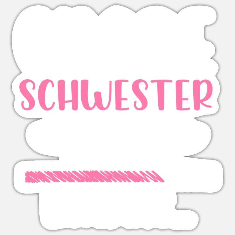 Große Schwester 2023 Loading Sticker Größe S (10 x 10 cm)