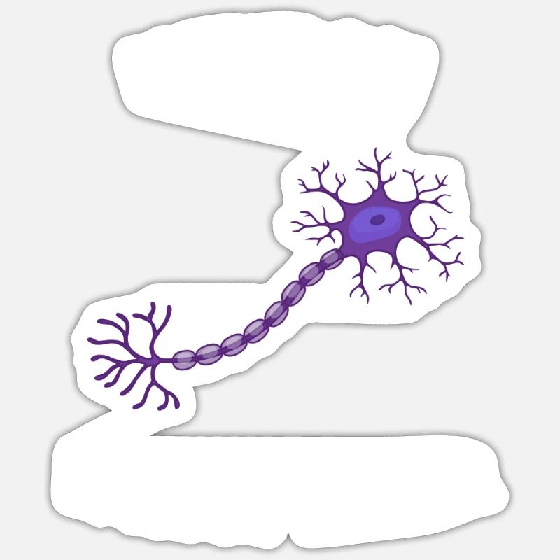 Neuron Whisperer - Sticker size S (10 x 10 cm) - white matte
