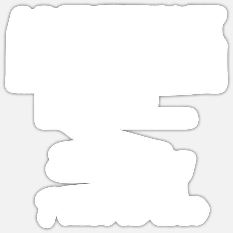 Fun Running Runner Run Gift Sticker size S (10 x 10 cm)