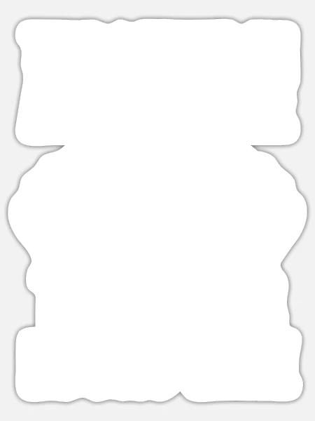 Lehrer Spruch lustig - Sticker Größe S (10 x 10 cm) - Mattweiß