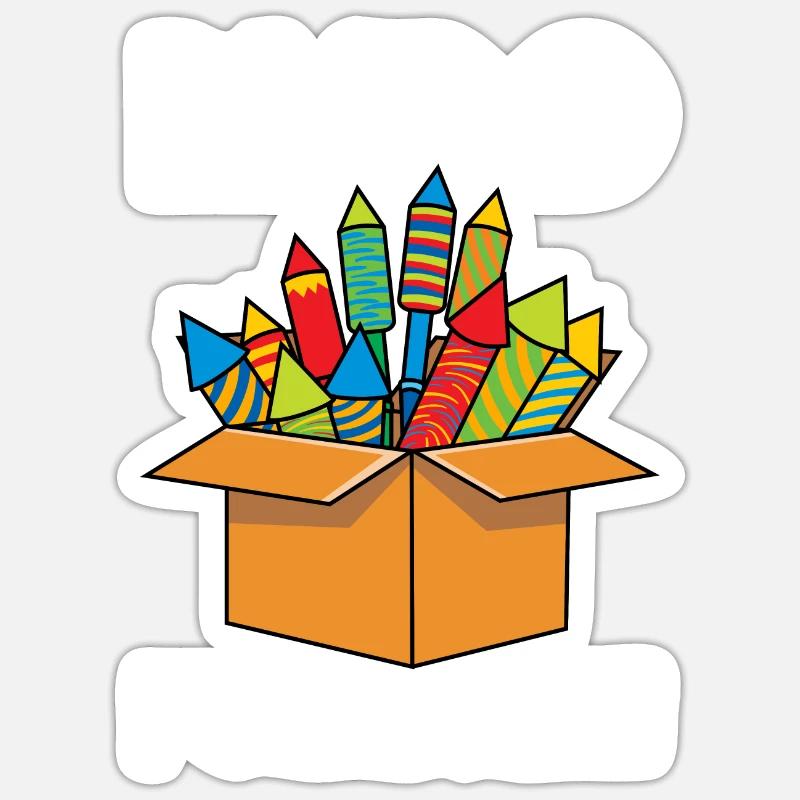 Pyro For Ever Sticker size S (10 x 10 cm)