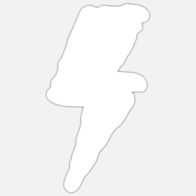 Outil Flash d’électricien - Sticker taille S (10 x 10 cm) - blanc mat