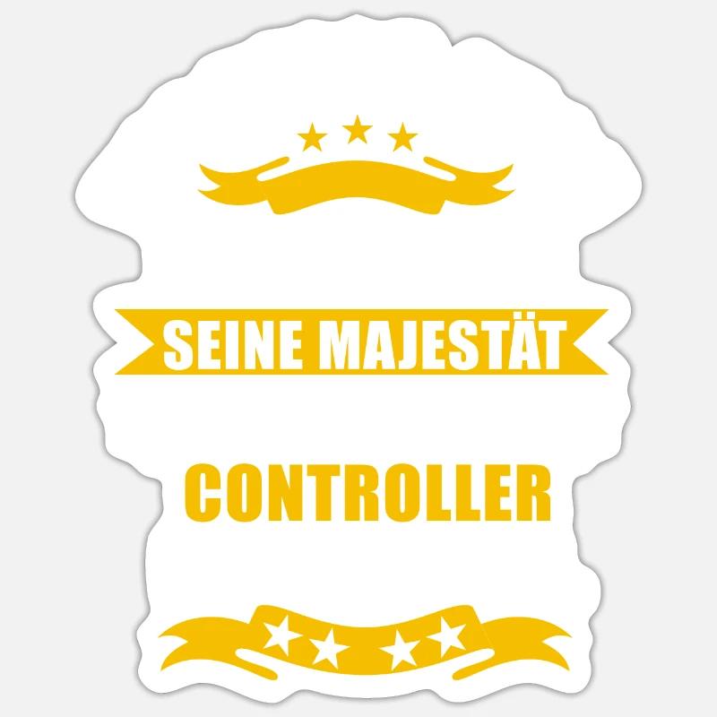 Lustige Controller Spruch Sticker Größe S (10 x 10 cm)