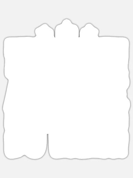 Anime Manga Otaku Geschenk - Sticker Größe S (10 x 10 cm) - Mattweiß