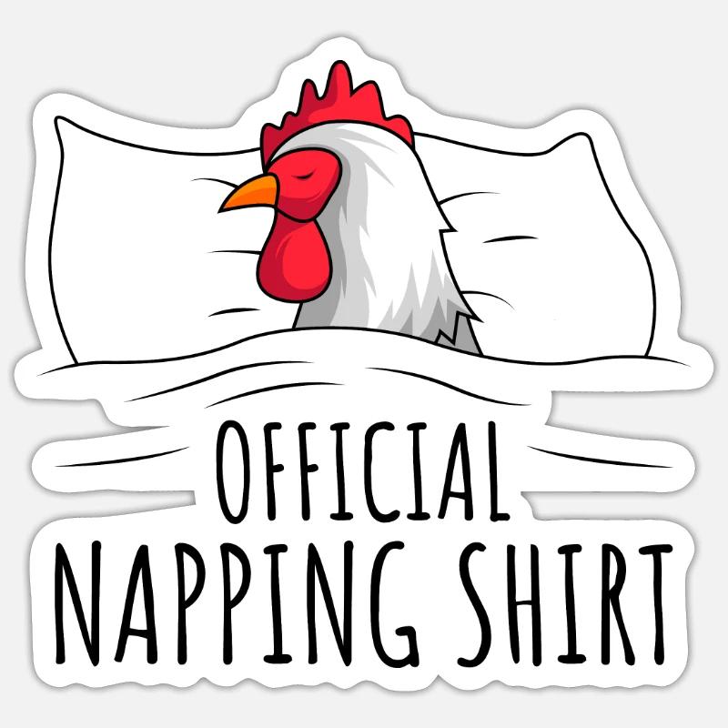 Chickens - Sticker size S (10 x 10 cm) - white matte