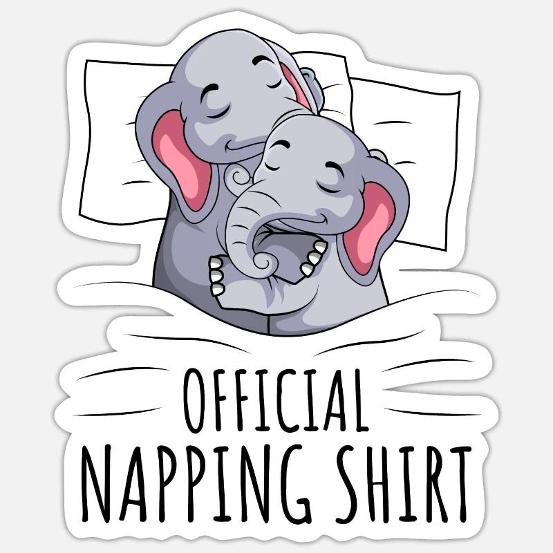 Elefant Sticker Größe S (10 x 10 cm)