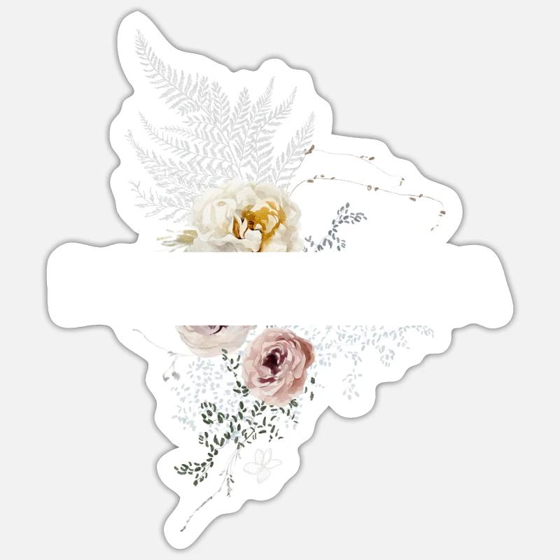 Beste Mama - Sticker Größe S (10 x 10 cm) - Mattweiß