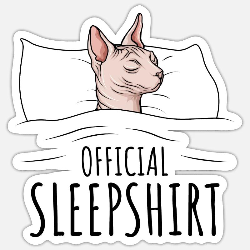 Sphynx Cat Sticker size S (10 x 10 cm)