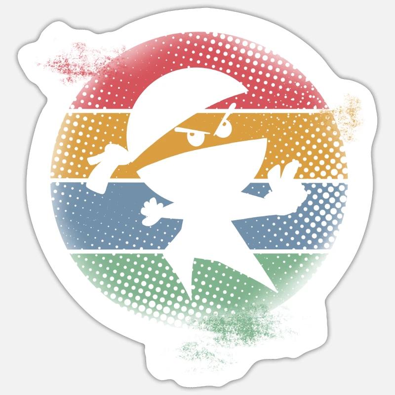 Ninja Sticker taille S (10 x 10 cm)