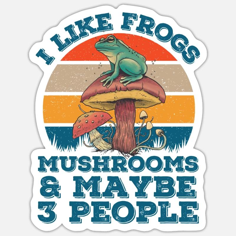 Grenouille Sticker taille S (10 x 10 cm)