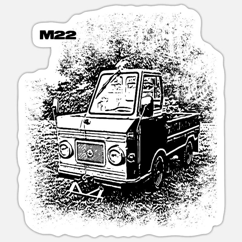 Multicar M22 - Sticker size S (10 x 10 cm) - white matte