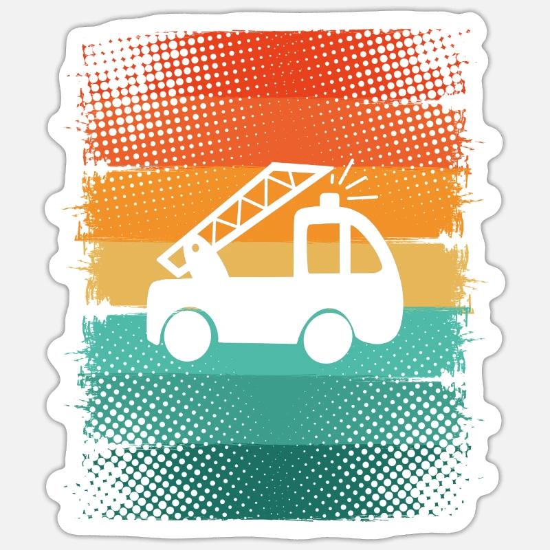 Fire brigade Sticker size S (10 x 10 cm)