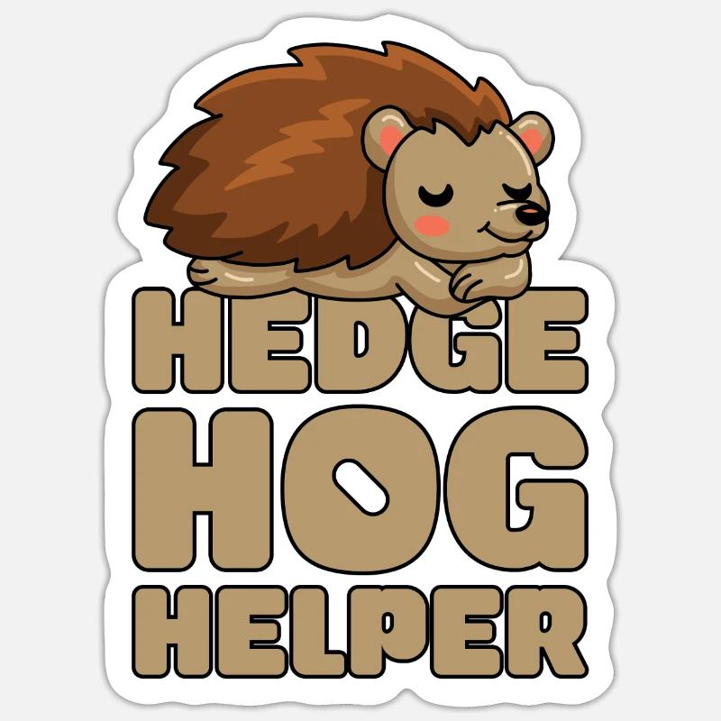 Igel Sticker Größe S (10 x 10 cm)