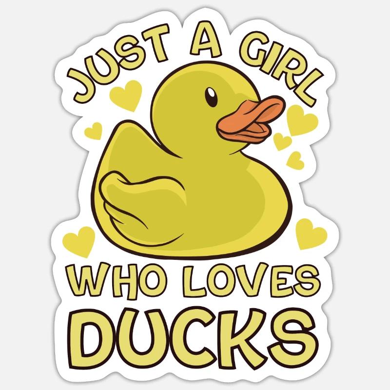 Canard Sticker taille S (10 x 10 cm)