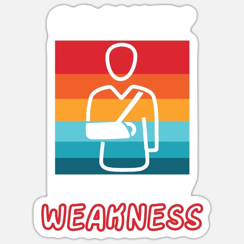 Broken Hand Broken Arm Broken Bones Funny Broken Sticker Größe S (10 x 10 cm)