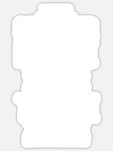 Neffe Tante Schwester - Sticker Größe S (10 x 10 cm) - Mattweiß