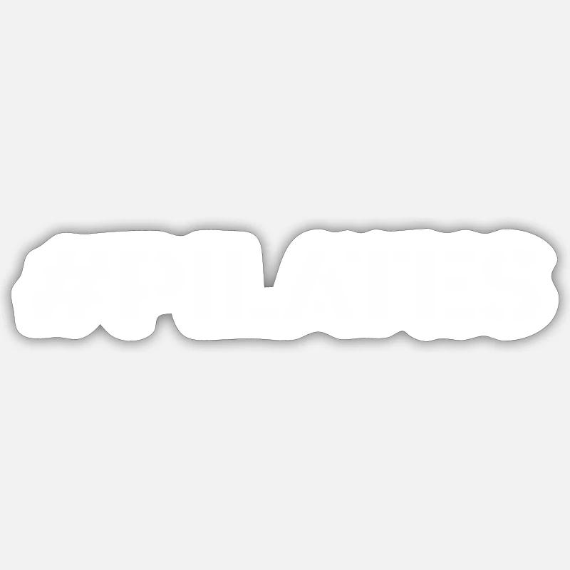 Pilates - #Pilates Sticker size S (10 x 10 cm)