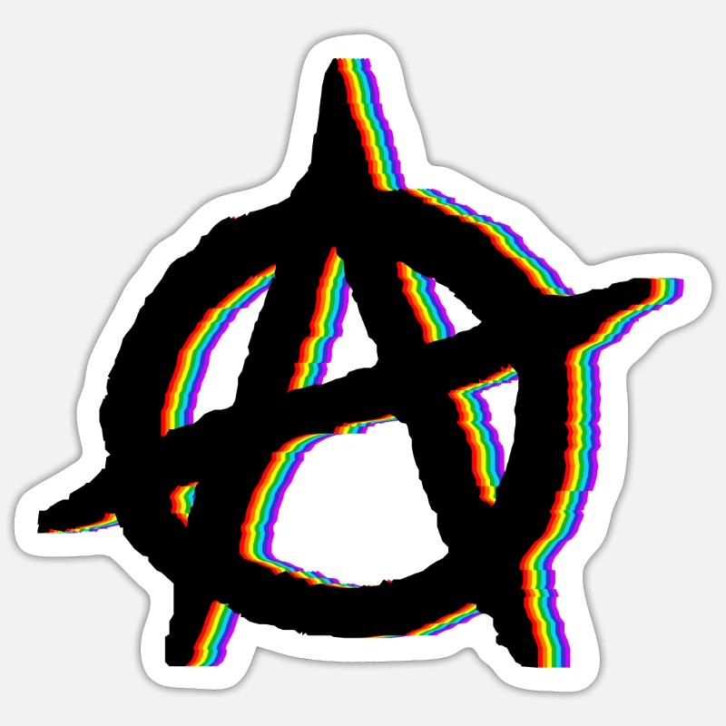 Anarchy Sticker size S (10 x 10 cm)