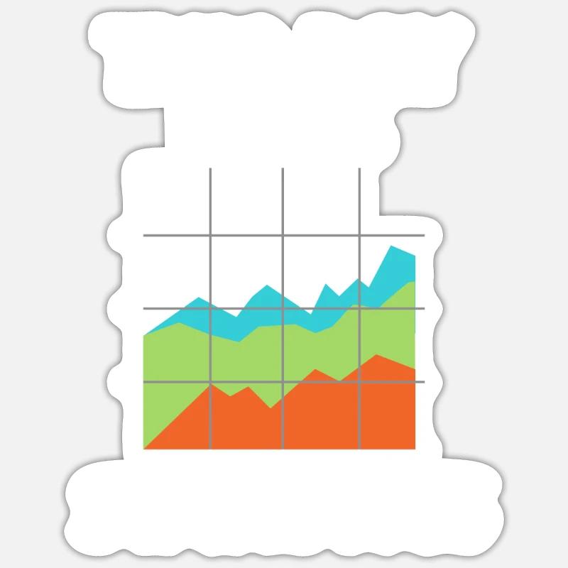 Data Science Statistics Ironic Statistician Sticker size S (10 x 10 cm)