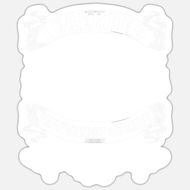 40. Geburtstag 40 Jahre August 1982 - Sticker Größe S (10 x 10 cm) - Mattweiß