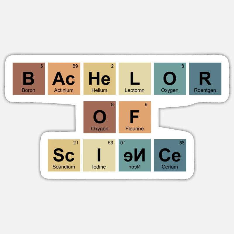 Baccalauréat ès sciences Baccalauréat 2022 - Sticker taille S (10 x 10 cm) - blanc mat