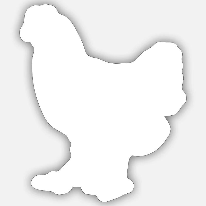 chicken Sticker size S (10 x 10 cm)