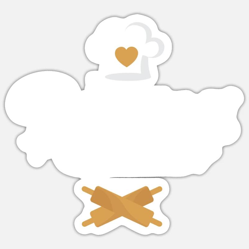 Bake Baking Baking Queen Sticker Größe S (10 x 10 cm)