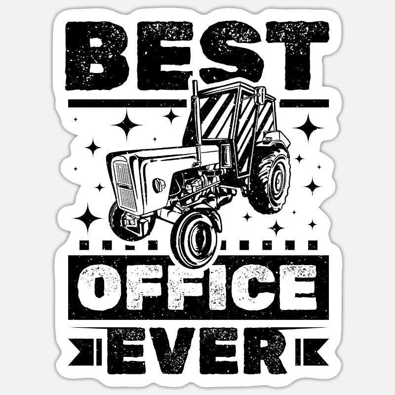 Bureau de Traktor Sticker taille S (10 x 10 cm)
