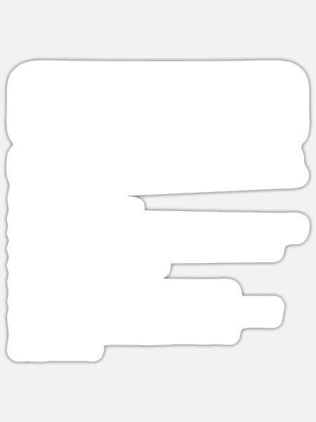 Schafe Schafzucht Schafzüchter Geschenk - Sticker Größe S (10 x 10 cm) - Mattweiß