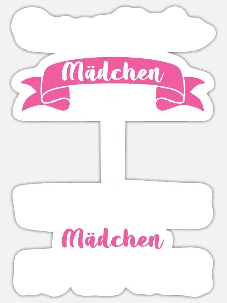 Querflöte Mädchen Musikinstrument Geschenk - Sticker Größe S (10 x 10 cm) - Mattweiß