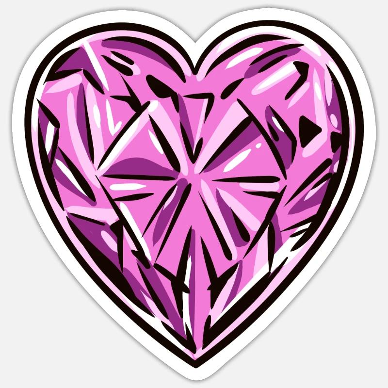 Diamond Gemstone Sticker size S (10 x 10 cm)