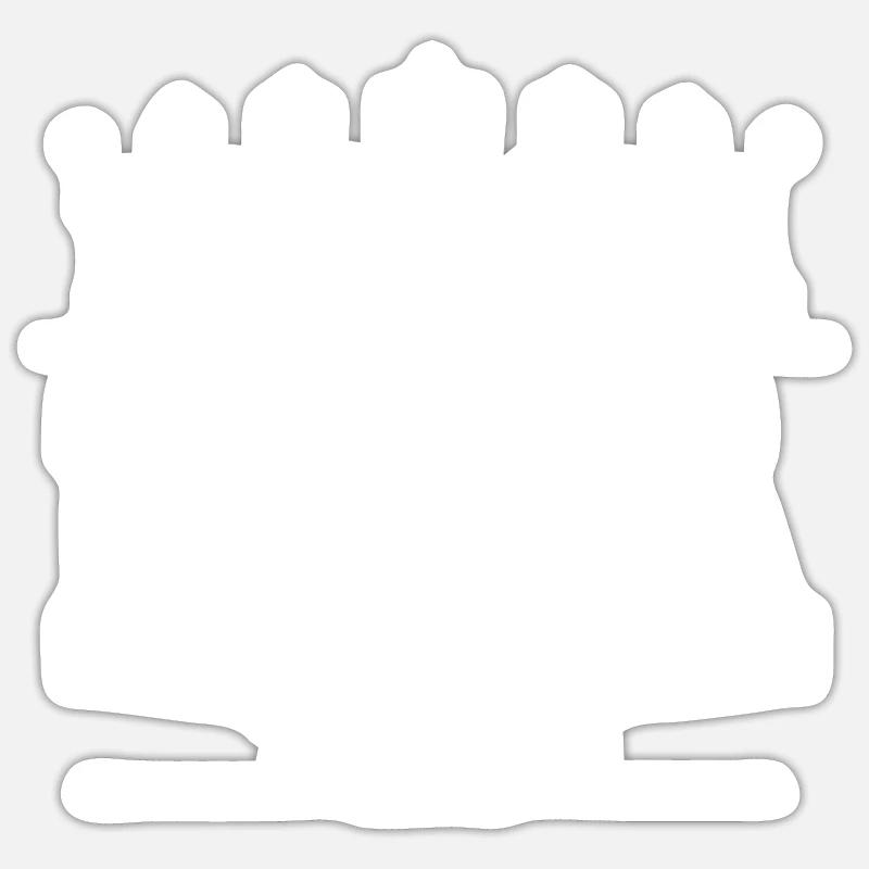 Mia - Sticker size S (10 x 10 cm) - white matte