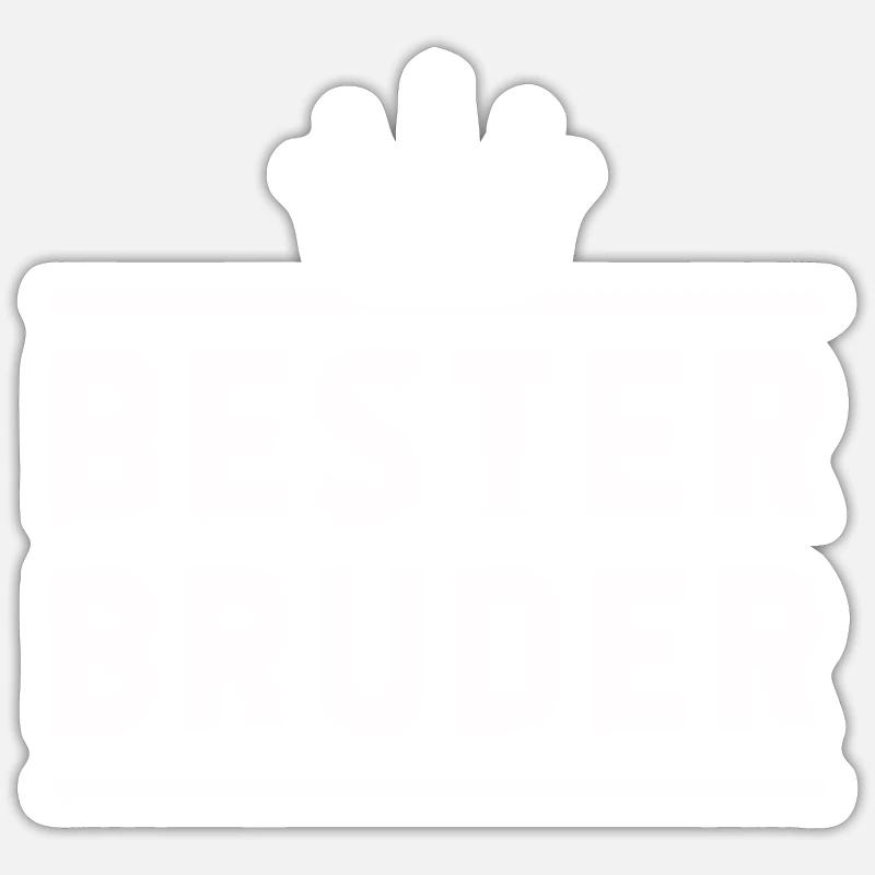 Bester Bruder Sticker Größe S (10 x 10 cm)
