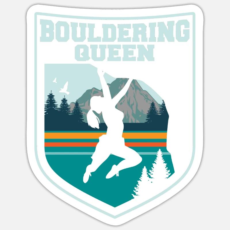 Bouldering Sticker size S (10 x 10 cm)