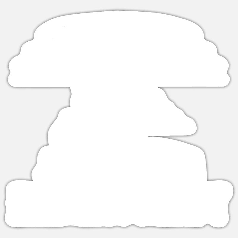 Modellbahner aus Leidenschaft - Sticker Größe S (10 x 10 cm) - Mattweiß