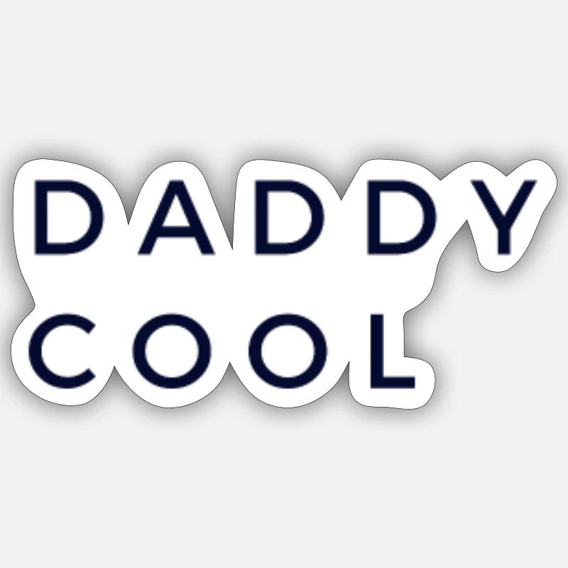 Daddy Cool Sticker Größe S (10 x 10 cm)