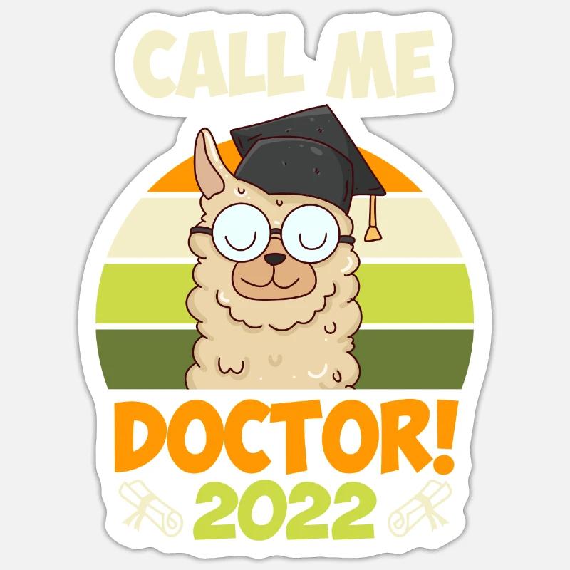 Dissertation Doctorate 2022 Doctoral Thesis Sticker size S (10 x 10 cm)